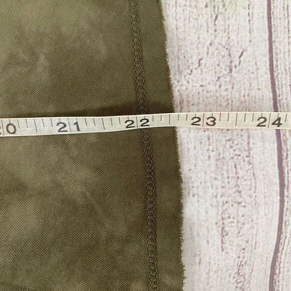 Express green women S tie dye Longsleeve scoopneck top w/beading - Picture 10 of 10